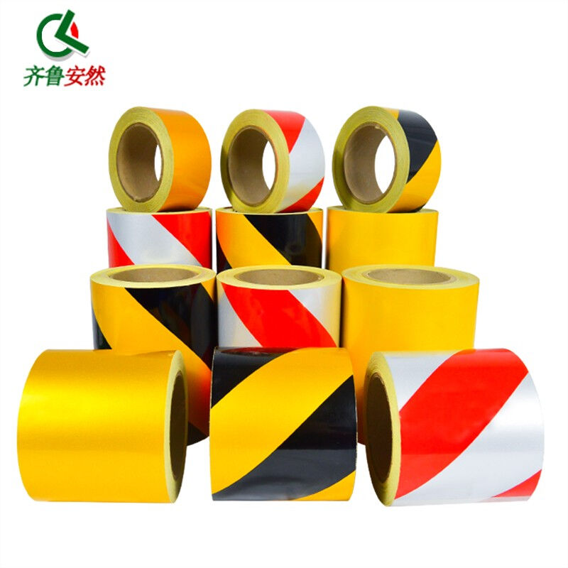 极速齐鲁b安然反光警示胶带反光带安全反光膜地面/墙面车库用地板
