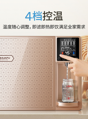 新品爱华普净水器台式加热净化一体纯水机反渗透T家用厨房壁挂直
