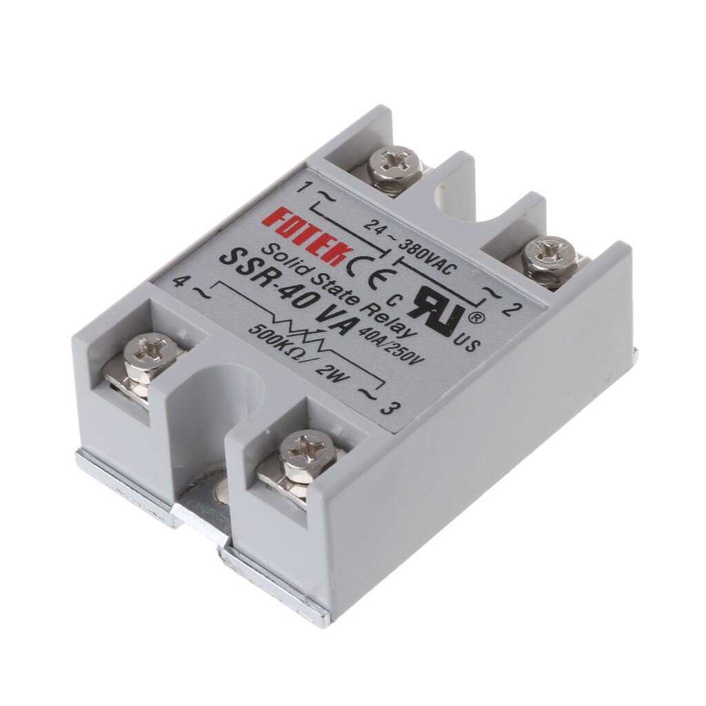 极速24V-380V SSR-40VA 40Aw DC-AC Solid State Relay Module