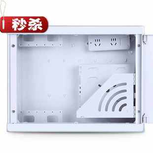 极速集线箱遮挡盒lz多媒体信息网络箱家用暗装弱电箱光纤收纳盒