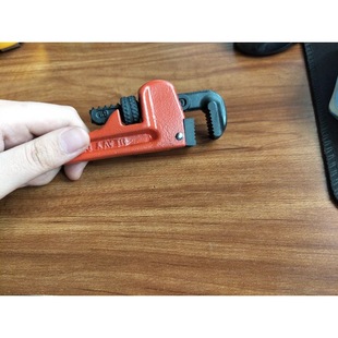 极速迷你管钳6寸重型管子钳迷你小扳手水管S钳螺母维修水暖工