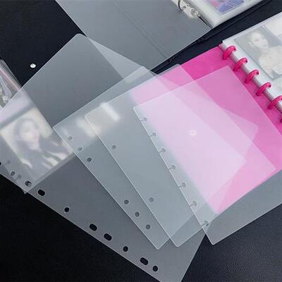 极速RIaNGNOTE卡册挡板蘑菇扣六孔挡板3寸四宫格九格卡册生写小卡