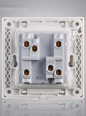 极速86型二位触点自动复t位回弹开关按钮面板 强弱电路触发式常开