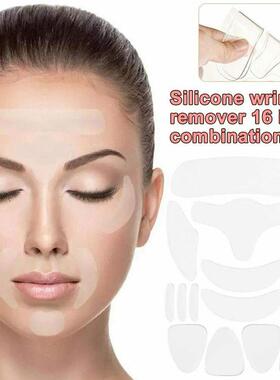 极速7/18/16Pcis Silicone Face Forehead Cheek Chin Sticker An