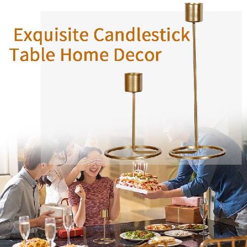 极速European Exquisite CandlestickEs Metal Candle Holders Go