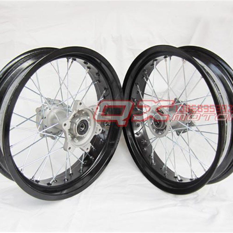 极速BSE波速g尔189 歼1歼5 大越野摩托车改装17寸公路版滑胎轮毂