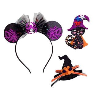clipv pin Hair accessories Skele 极速band Halloween hairband