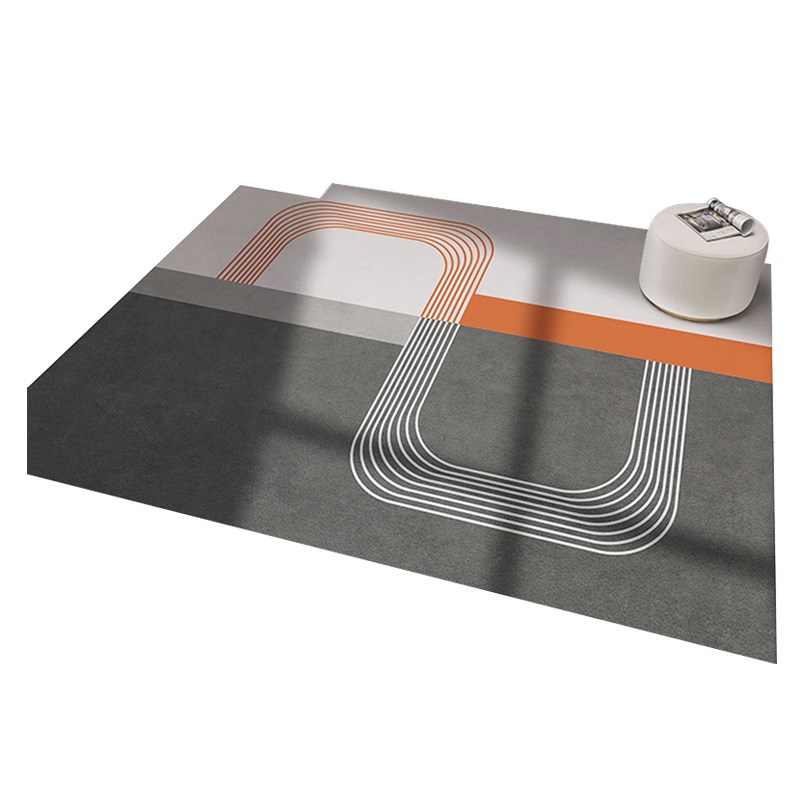 高级轻奢入户g门地垫家用可裁剪防滑耐用耐脏可擦免洗皮革入户地