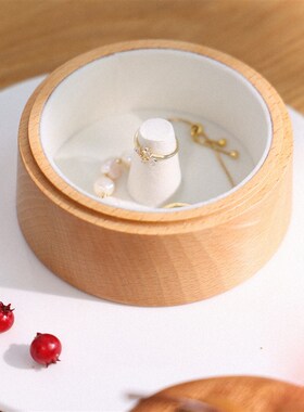 【樱桃蛋糕首饰盒】蛋糕首饰盒储物盒创意桌面摆件