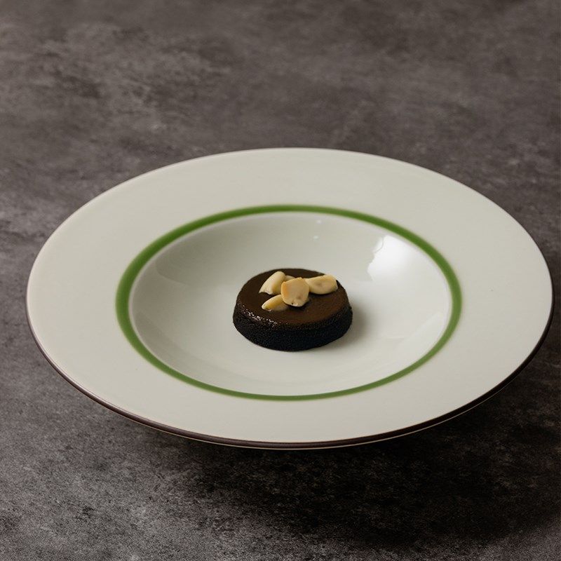 莳绘金缮 高级感陶瓷草帽盘意面盘子西餐盘酒店创意餐具轻奢汤盘,餐饮具,盘,淘宝优惠券,粉丝福利购,淘宝优惠卷