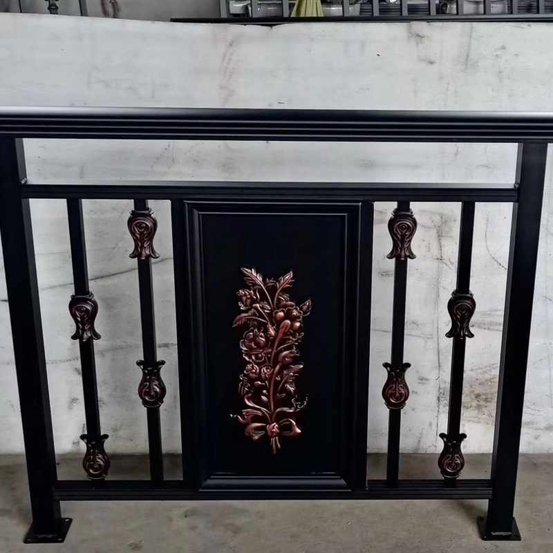 铝艺护栏铝合金围栏栅栏农村自建房阳台栏杆N别墅庭院院坝扶手围