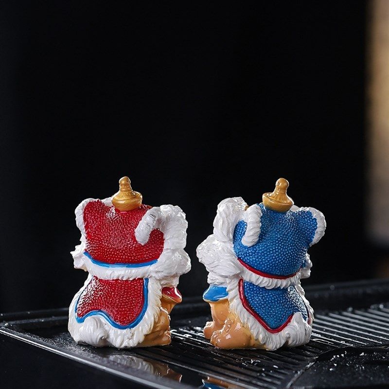 高温变色茶宠摆件中式醒狮舞狮精品可养茶盘茶台装饰茶具茶桌配件,餐饮具,茶宠摆件,淘宝优惠券,粉丝福利购,淘宝优惠卷