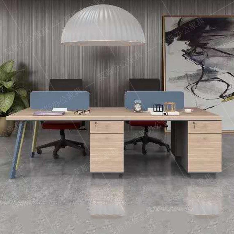 品牌家具员工桌4人位组合工位电脑办公桌简约现代职员桌2人6人位