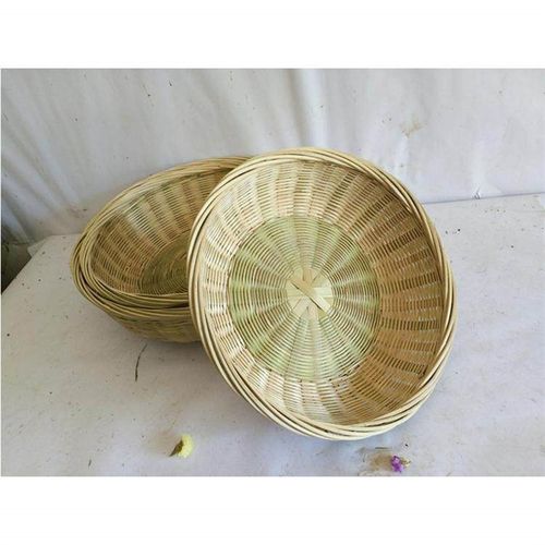 竹编簸箕竹篮收纳手工编织花篮馒头鸡蛋竹筐篓水果盘果篮菜篮家用