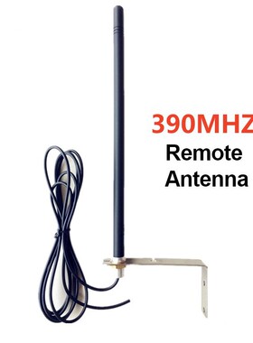 390MHz无线接收器车库开关控制器通用天线车库门遥控信号增强器