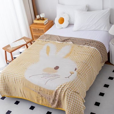 夏季冷感毯午睡清仓a类薄款双层外出便携凉感毛巾毯单人空调毯子