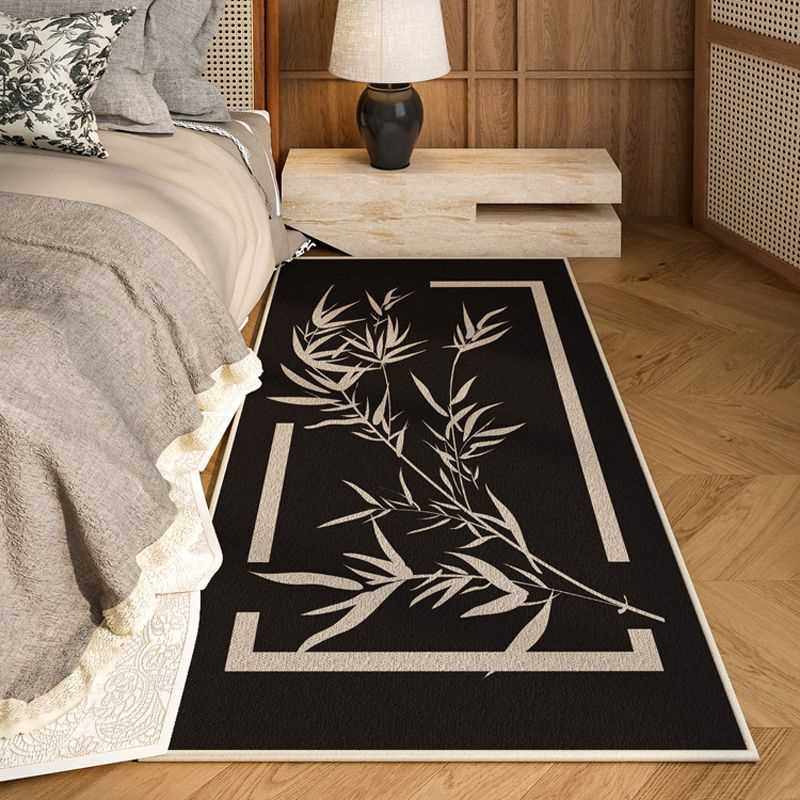 新中式多尼尔地毯长条耐磨防滑地毯高级感家用卧室床边毯