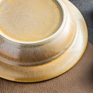 釉下彩汤盘酒店会所商用后厨备盘子甜品汤盘鱼盘水果盘饭厅专用盘