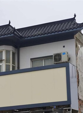 树脂瓦彷古瓦围墙彷真琉璃瓦徽派一体屋簷改造装饰塑料小青瓦和瓦