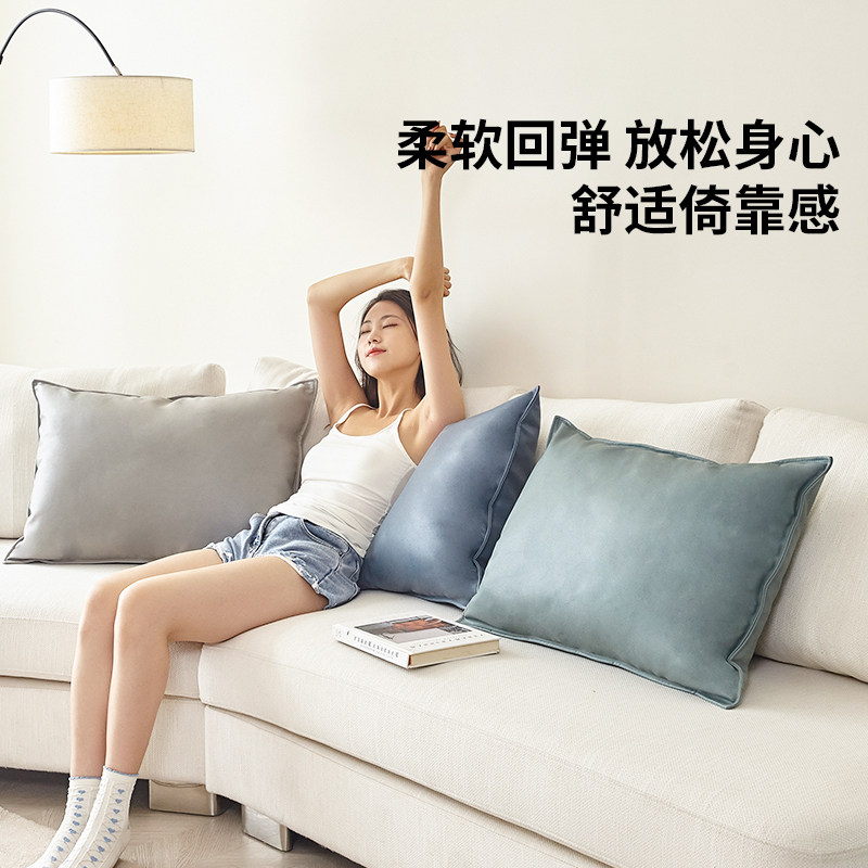 长方形科技布抱枕腰枕靠枕客厅沙发靠背垫枕头床头罩大号橙色定制,居家布艺,靠垫/抱枕,淘宝优惠券,粉丝福利购,淘宝优惠卷