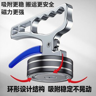 永磁磁铁取料器强磁吸盘磁力吊激光切割取料器手持起重器搬运模具