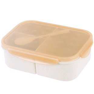 Lunch Box Wheat 1100ml Japanese Material Straw style Healthy