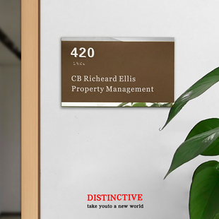 办公室门牌定制高档部门提示牌可更换科室牌公司门牌号设计指示牌