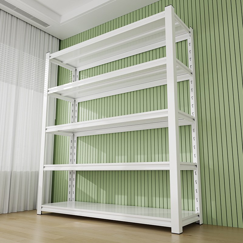 家用货架碳钢置物架多层仓v储杂物间地下室超市快递展示架阳台架