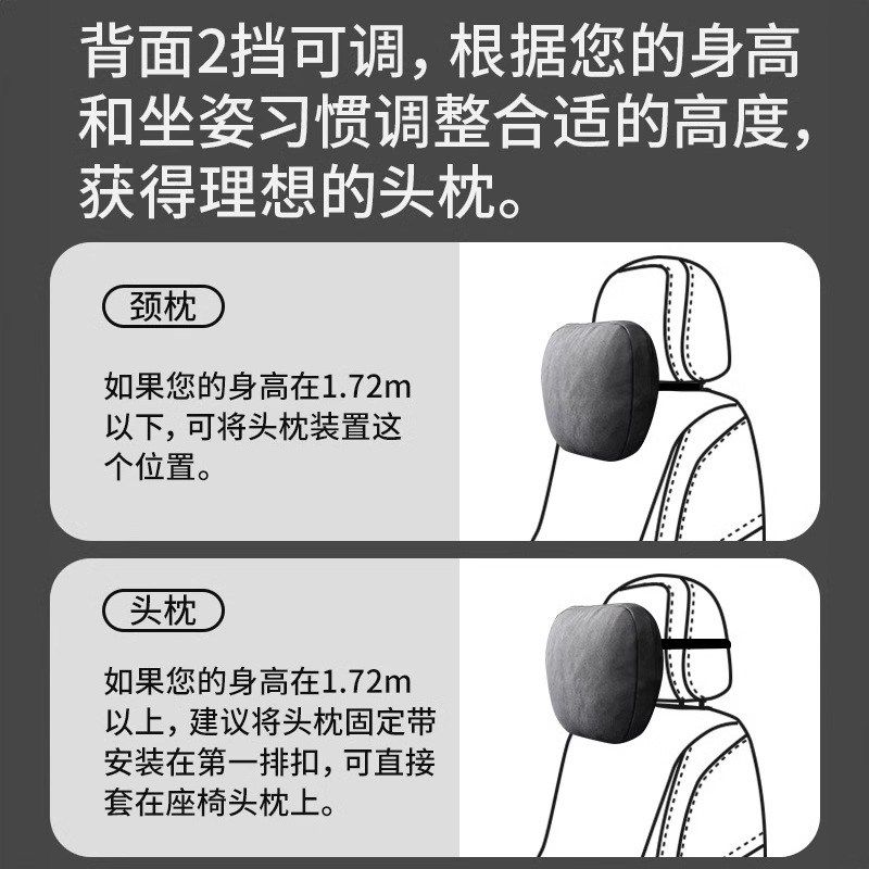 汽车枕头护颈枕一对车用座椅靠枕腰靠车载枕头主驾驶车内护腰靠垫,汽车用品/电子/清洗/改装,腰靠,淘宝优惠券,粉丝福利购,淘宝优惠卷