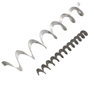 绞龙叶片螺旋输送机上料提升器配件碳钢连续冷轧螺杆无轴弹簧定制