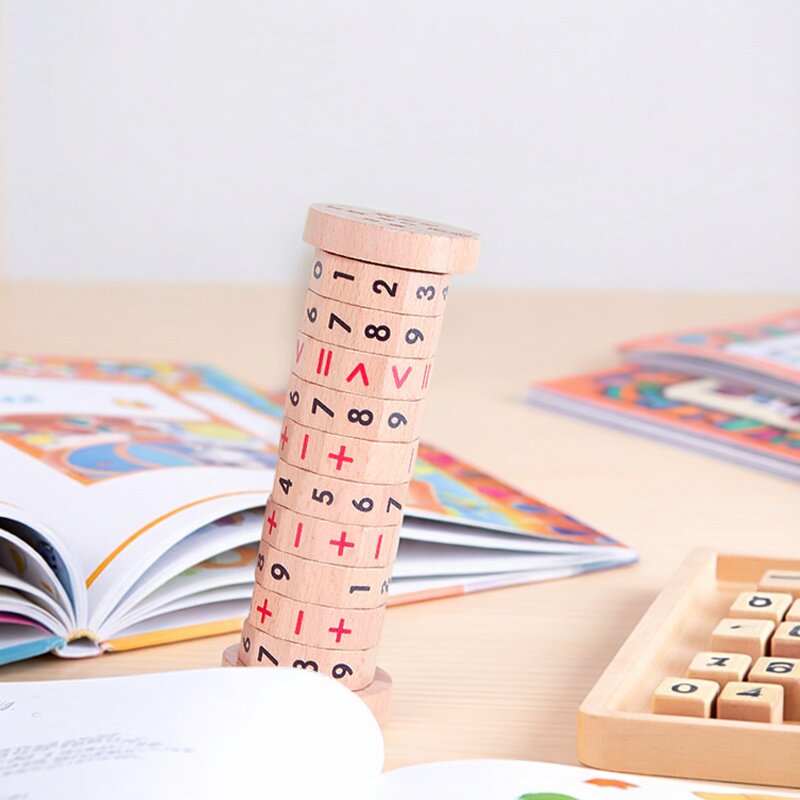 儿童木质成语嗨翻天小学生语文成语接龙数学运算游戏益智猜谜玩具