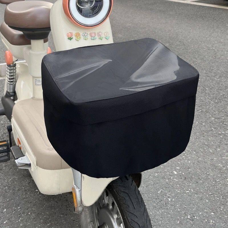 新款电动车筐防雨罩自行车电瓶车篮子防水套电车摩托车娄罩通用款