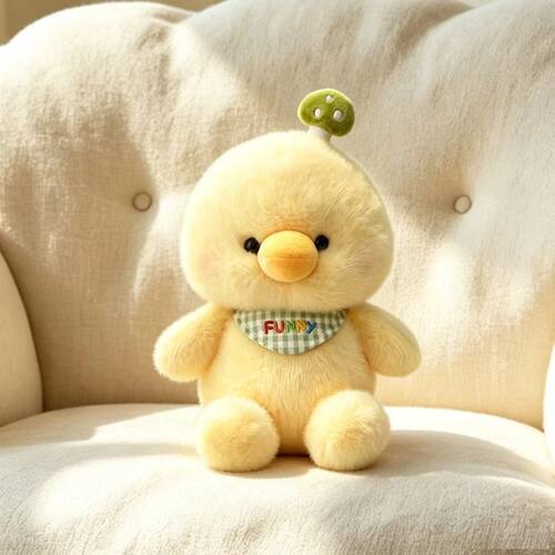 蘑菇造型动物毛绒公仔摆件可爱陪伴玩偶孩童生日趣味馈赠礼物