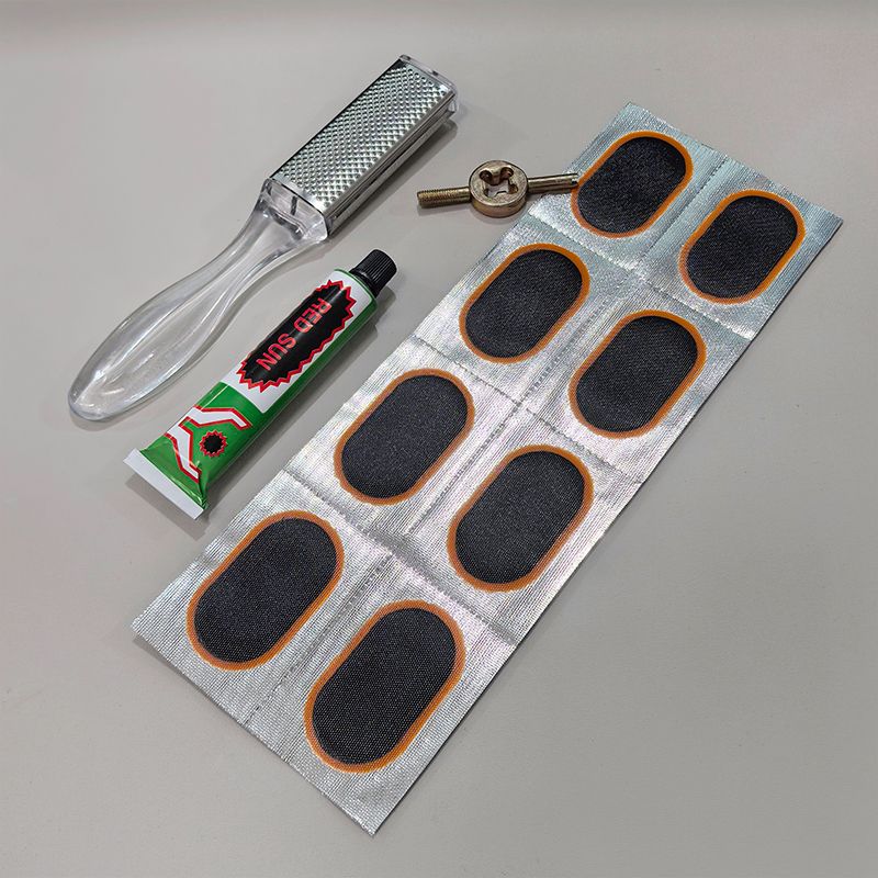补胎片胶水内胎修补补丁胶片补胎工具套装自行车摩托电动车补胎胶