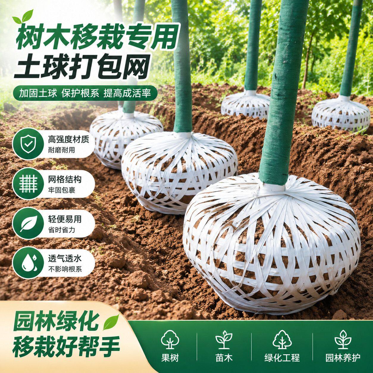 果树拉枝绑带家用抗风化捆绑布条扁带布带绳子果树枝条固定拉绳