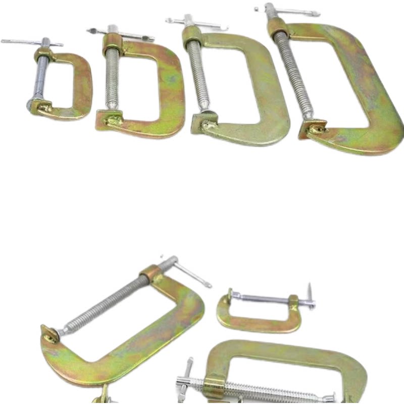 加强省力重型强力木工夹子通用型g夹C型夹子快速紧固定器摇杆夹具
