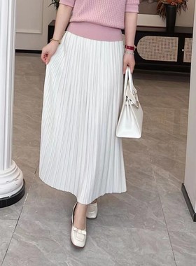 【夏日钟情】中高腰女裙半裙褶皱显瘦百搭半身裙#GT7950