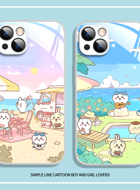 适用realme真我gt6手机壳oppo新款reno12pro一加ace3v保护套findx7夏天k11玻璃壳ace2液态neo5se硅胶109吉伊8