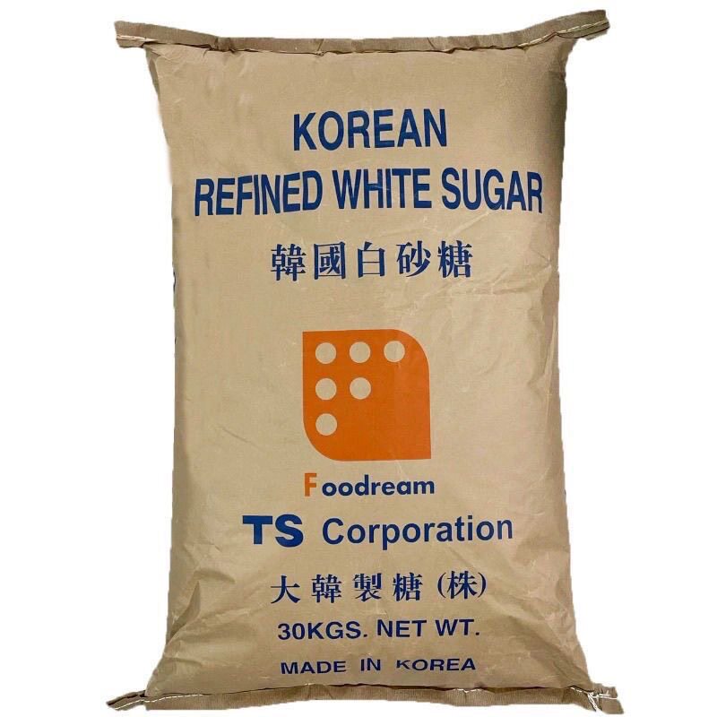 TS韩国砂糖30kg韩式白砂糖细砂糖烘焙蛋糕奶茶原装原料商用