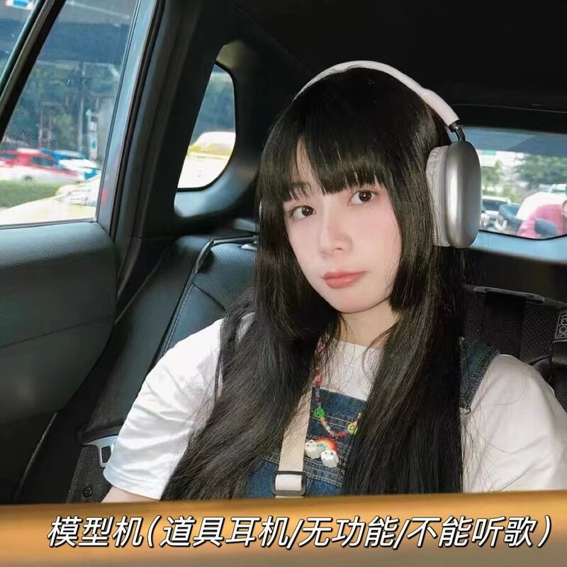 美式日系JK少女外景写真网红自拍头戴耳机模型创意拍摄装饰道具