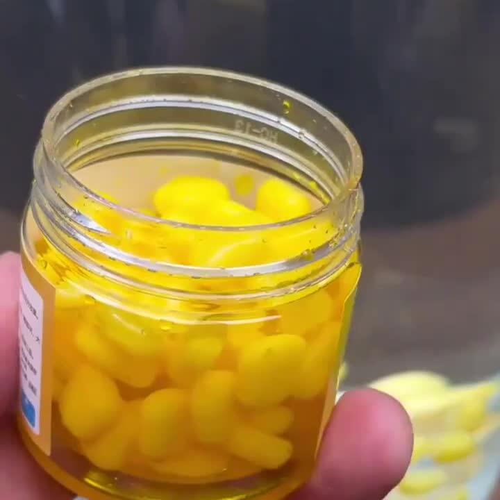浮珠钓鱼浮球珠珠反底钓玉米味钓鱼饵料适配各种鱼钩浮水仿真玉米