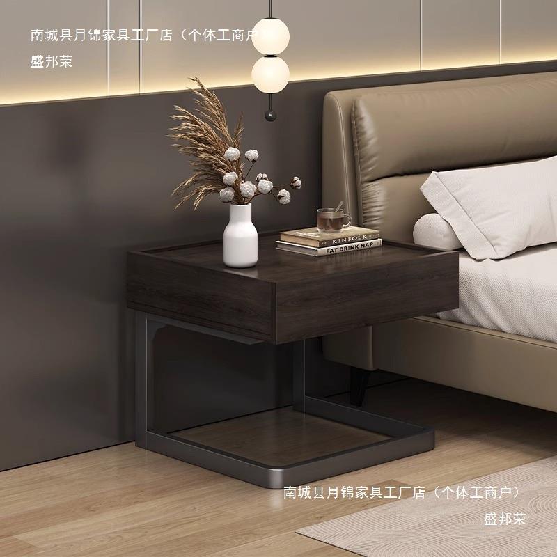床头柜轻奢感家用悬浮床边柜床边收纳柜创意小柜子卧室床头柜