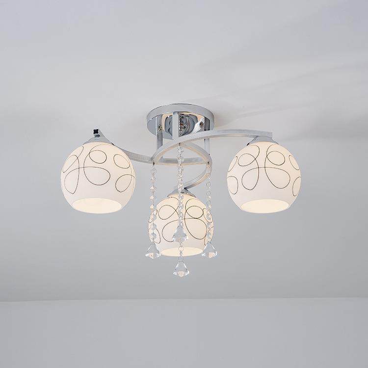 简约现代水晶LED客厅吊灯 温馨三头创意婚房家用卧室餐厅吸顶灯具,鲜花速递/花卉仿真/绿植园艺,割草机/草坪机,淘宝优惠券,粉丝福利购,淘宝优惠卷