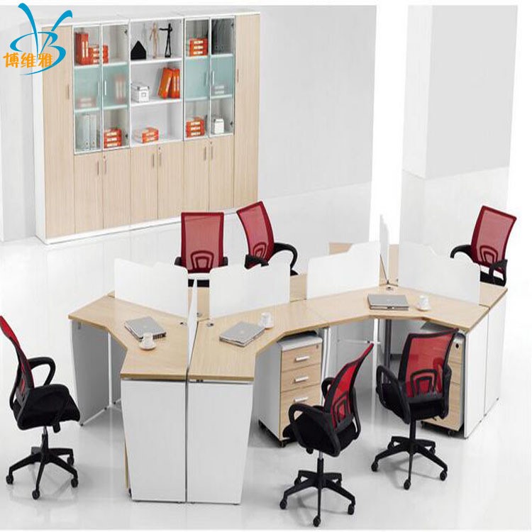 财务办公桌椅组合简约现代2人职员桌双人员工位办公室经理主管桌