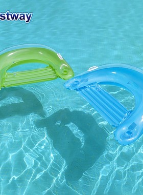 Bestway43118水上充气床躺椅懒人椅泳池坐圈充气戏水装备 浮排