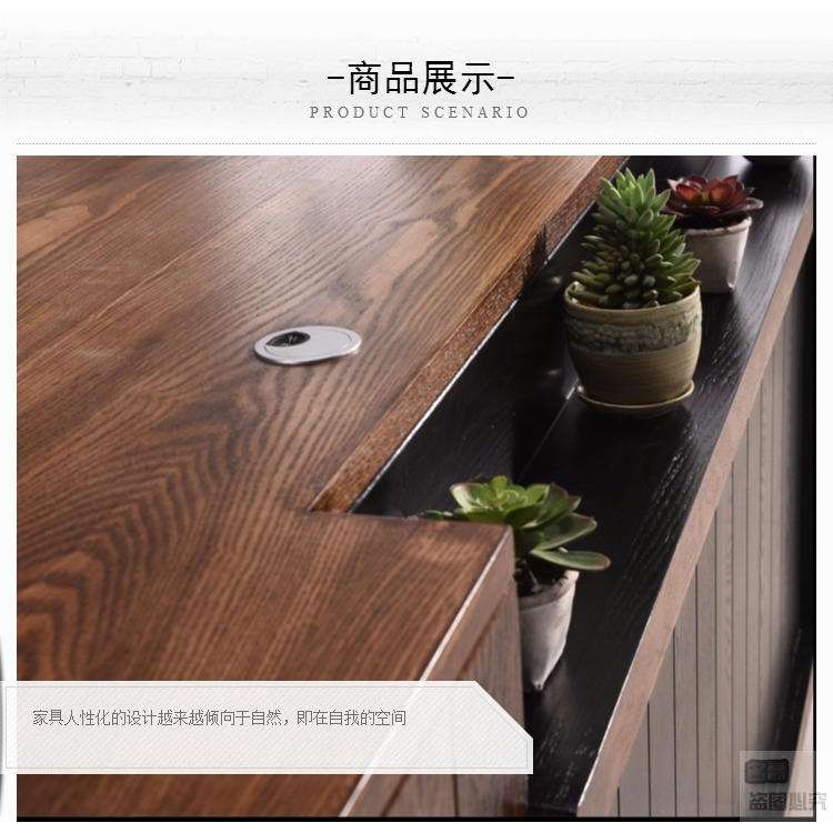 工业风吧台网红收银台理发店餐厅酒吧咖啡店复小酒馆古前台接待台