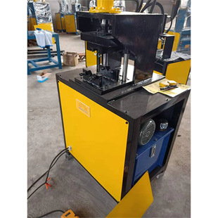 市政建设方管冲角机 小型高速液压冲孔机 台式不锈钢板用切角机