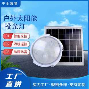 太阳能投光灯太阳能吸顶灯家用室内客厅卧室庭院照明灯阳台led灯