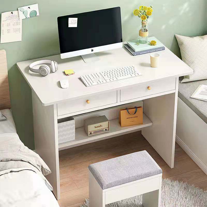 9W电脑桌台式家用办公桌现代简约书桌椅子一套卧室学生学习桌带抽