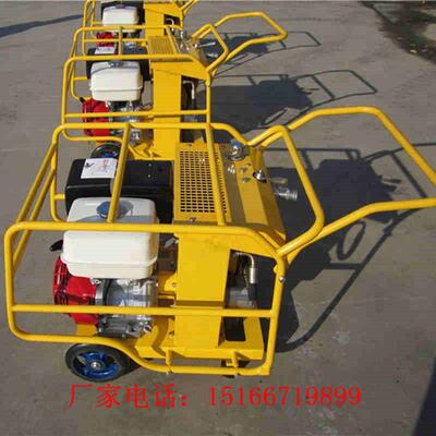 金尊单辊轴沥水地面摊平机沥水透水全液压动力站公园地面找平机